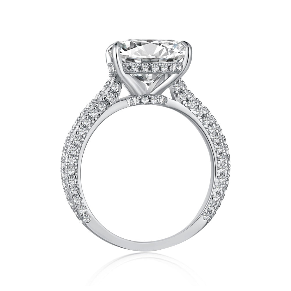 Ethereal Teardrop Sterling Silver Ring