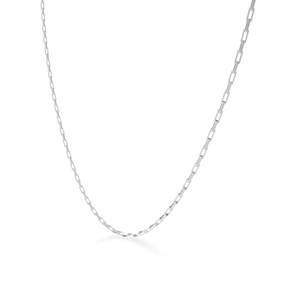 Simple Chain Sterling Silver Necklace