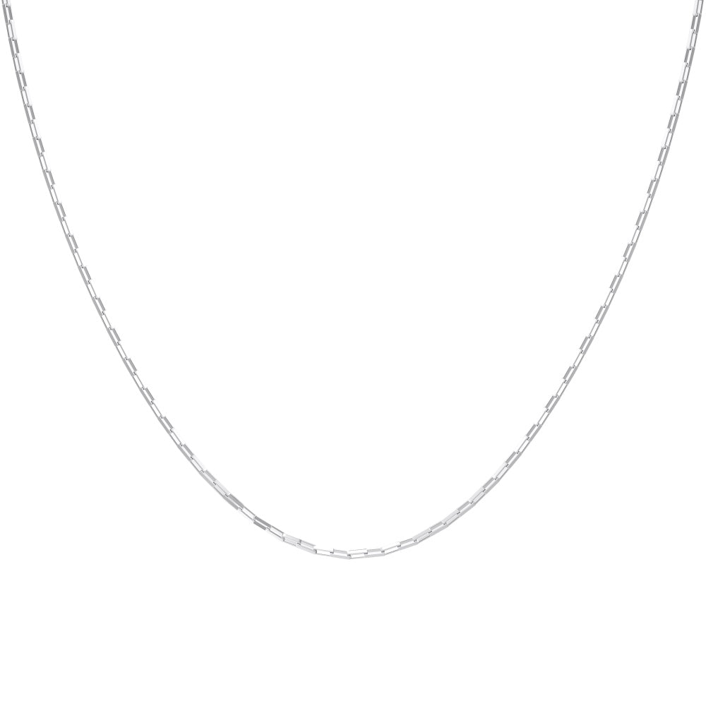 Simple Chain Sterling Silver Necklace