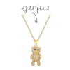 teddy bear necklace cut jewelry gifts