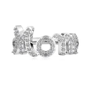 Mama Sterling Silver Ring