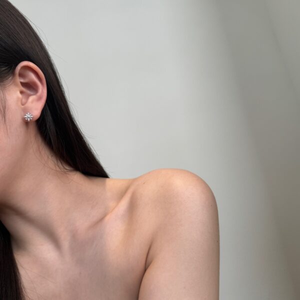 sterling silver stud earrings