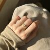 Gold plated silver ring NZ
