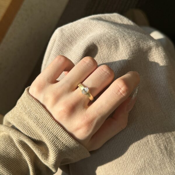 Gold plated silver ring NZ
