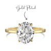 2 carat round cut engagement rings​ Sterling silver jewellery nz