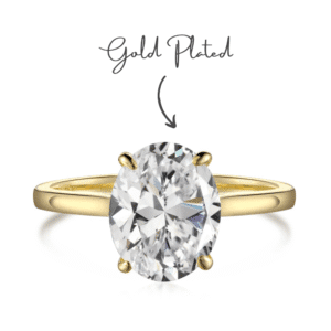 2 carat round cut engagement rings​ Sterling silver jewellery nz